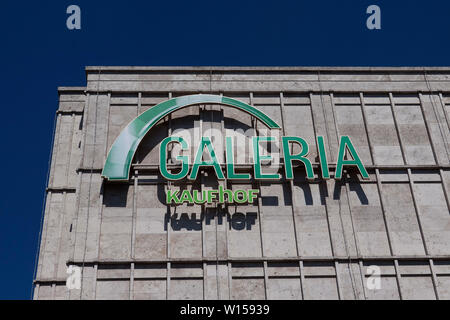 Galeria Kaufhof Berlin-Alexanderplatz is a department store of the Hudson's Bay Company at Alexanderplatz in Berlin's Mitte district Stock Photo