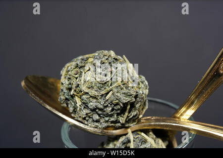 Jiaogulan herb is also often referred to as the herb of immortality. Stock Photo