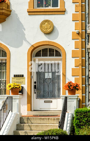 Embassy of Kyrgyzstan, 2360 Massachusetts Avenue NW, Washington DC Stock Photo