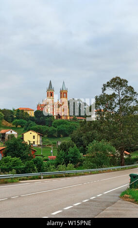 St. Peter's Church in northern Spain Stock Photo