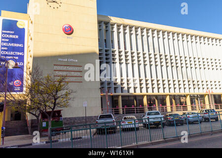 Nampost and Nampost Savings Bank headquarters, Windhoek, Namibia Stock Photo