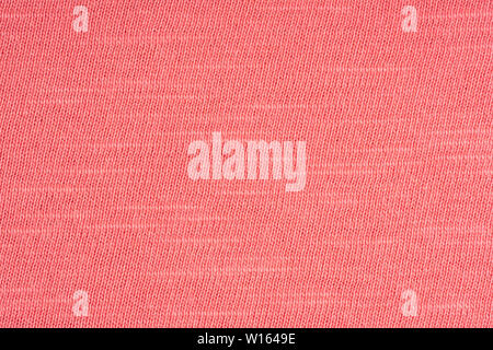 The structure of cotton fabric.Red, pink, blue brown Stock Photo