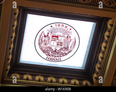 Hawaii State House of Representatives chamber in Honolulu, Hawaii Stock ...
