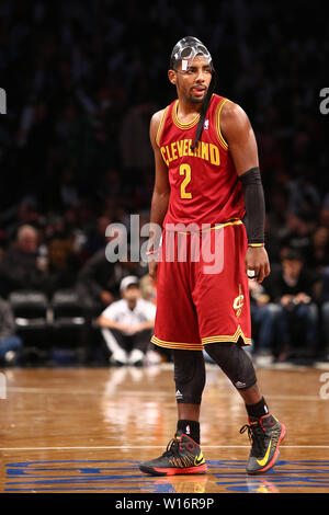 Brooklyn, New York, USA. 29th Dec, 2012. FILE - Kyrie Irving signs with Brooklyn Nets. PICTURED: December 29, 2012; Brooklyn, New York: Cleveland Cavaliers point guard Kyrie Irving (2) on the court against the Brooklyn Nets at Barclays Center. Credit: Debby Wong/ZUMA Wire/Alamy Live News Stock Photo