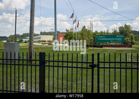Y-12 national security complex in the former secret city of Oak Ridge Tennessee USA