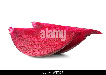 Pieces of fresh beet on white background Stock Photo