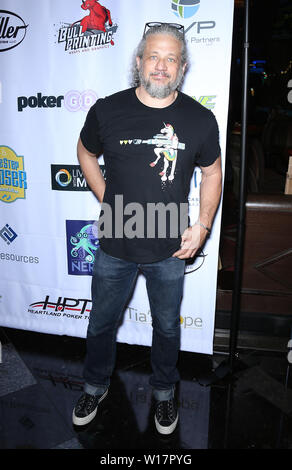 June 30, 2019 - Las Vegas, NV, U.S. - 30 June 2019 - Las Vegas, NV - Joe Reitman. The One Step Closer Foundation ''Raising The Stakes'' for Cerebral Palsy celebrity poker tournament at Aria Resort and Casino.  Photo Credit: MJT/AdMedia (Credit Image: © Mjt/AdMedia via ZUMA Wire) Stock Photo