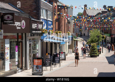 Bridge Street in Congleton town centre, Cheshire, England, UK Stock Photo