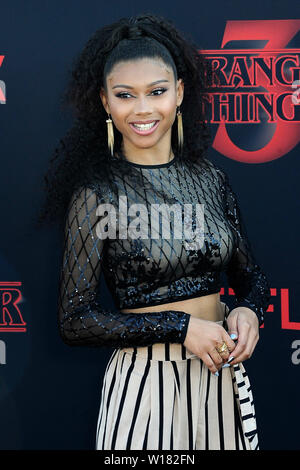 Sierra Capri at the world premiere of Season 3 of the Netflix TV series