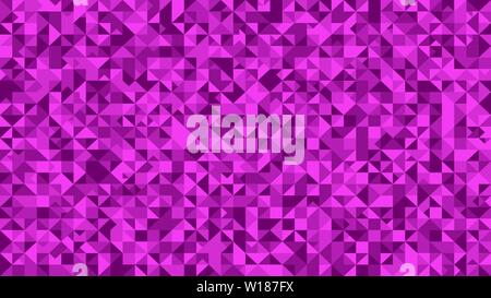 Purple abstract triangle pattern background - polygonal vector graphic Stock Vector