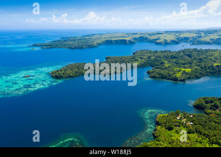 Fjords of Cape Nelson, Tufi, Oro Province, Papua New Guinea Stock Photo