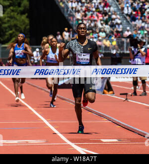 Stanford, CA. 30th June, 2019. Caster Semenya wins the women's 800 Meters during the Nike Prefontaine Classic at Stanford University Palo Alto, CA. Thurman James/CSM/Alamy Live News Stock Photo