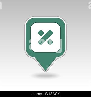 Division pin map icon. Map pointer. Map markers. Destination vector icon. GPS location symbol. Mapping pins icon EPS 10 vector file has transparency, Stock Vector