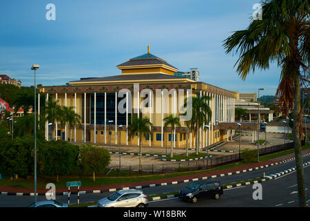 Exterior view of the Jabatan Adat Istiadat building in Bandar Seri Begawan, Brunei Stock Photo