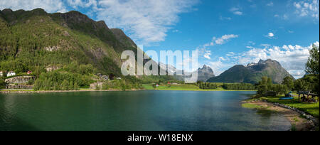 Romsdal valley, Andalsnes, Norway. Stock Photo