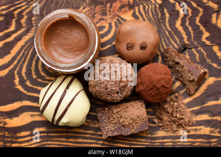 Download Jar With Tasty Chocolate Paste On Light Background Stock Photo Alamy PSD Mockup Templates