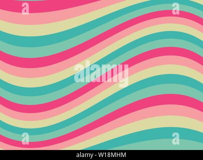 Happy abstract wavy background. Stock Vector