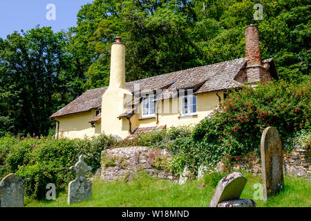 Around Selworthy Village on the edge of Exmoor, North somerset England UK Stock Photo