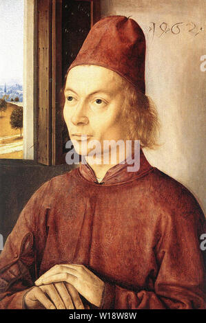 Dieric Bouts - Portrait of a Man Stock Photo - Alamy