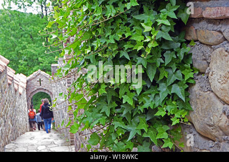 Nunnery Bodbe (4th-8th century) in Georgia (Kakheti) - monastery garden, recorded on 21.05.2019 | usage worldwide Stock Photo