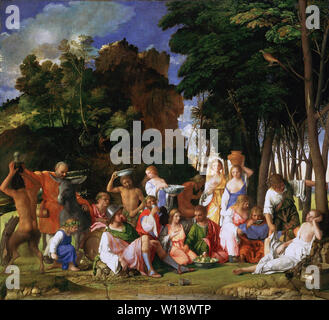 Giovanni Bellini - Feast Gods 1514 Stock Photo