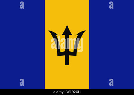 A flag of Barbados background illustration large file