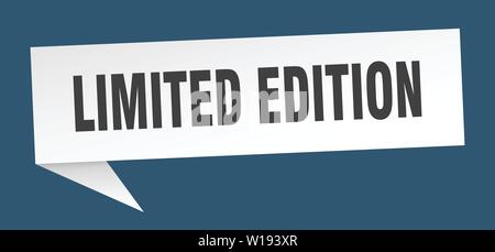 limited edition speech bubble. limited edition sign. limited edition banner Stock Vector