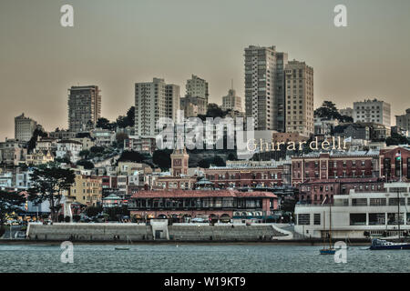 The Ghirardelli Square San Francisco California taken summer of 2018 Stock Photo