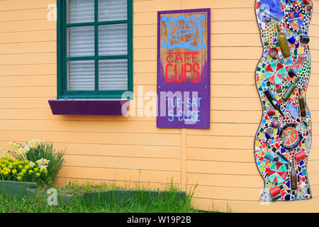 Store on Pioneer Avenue, Homer, Alaska, USA Stock Photo