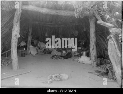 A Kickapoo Wickiup Sac And Fox Agency Oklahoma 1880 Stock Photo