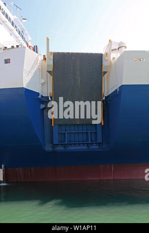Side Ramp at Ro Ro Ferry Ship Car Carrier Stock Photo - Alamy