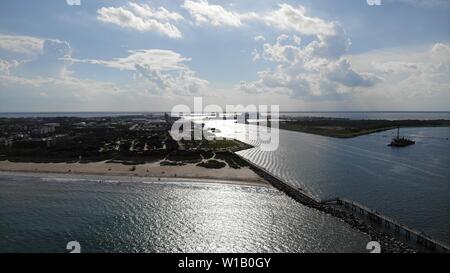 Florida East coast Cape Canaveral Stock Photo