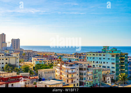 Panoramic View of Havana, Cuba. Stock Photo