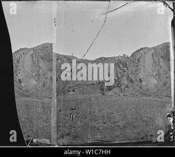 Devil's Slide, on Cinnabar Mountain. Park County, Montana Stock Photo