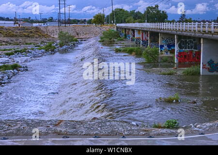 River in Colton Stock Photo