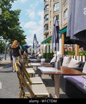 BERLIN, GERMANY - CIRCA JUNE 2019: View of the city Stock Photo