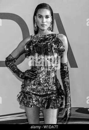 New York, NY - June 03, 2019: Cindy Bruna attends 2019 CFDA Fashion Awards at Brooklyn Museum Stock Photo