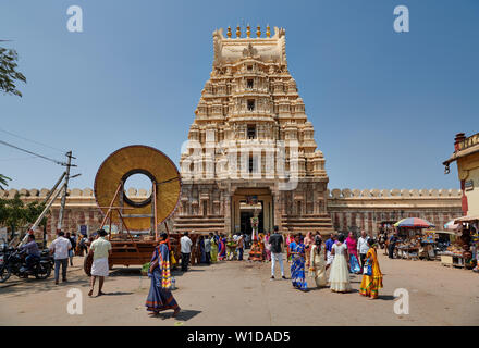 Ranganathaswamy Temple, Srirangapatna, Karnataka, India Stock Photo