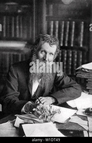 JOHN MUIR (1838-1914) Scottish-American naturalist and environmental philosopher Stock Photo
