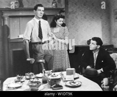 THE STARS LOOK DOWN 1940 British Lion film with Michael Redgrave at left and Margaret Lockwood Stock Photo