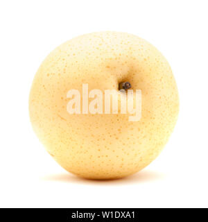 Asian pear fruit isolated on white background Stock Photo