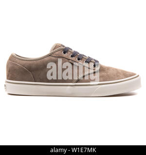 VIENNA AUSTRIA AUGUST 25 2017 Vans Atwood brown sneaker on white background Stock Photo Alamy