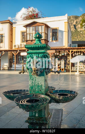 Old vintage drinking fountain in Kas, Turkey Stock Photo