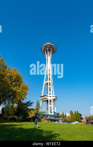 Space Needle, Seattle, Washington State, United States of America, North America Stock Photo