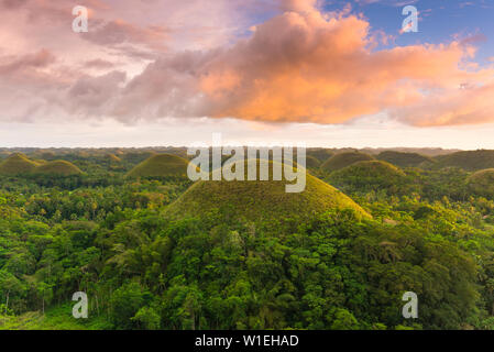 Chocolate Hills, Bohol, Central Visayas, Philippines, Southeast Asia, Asia Stock Photo