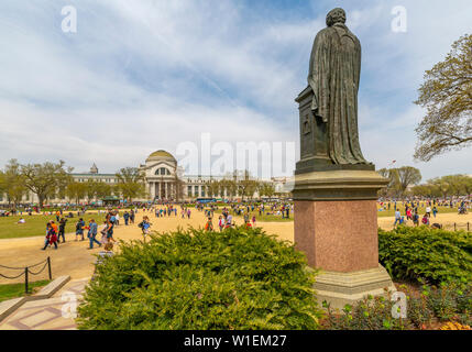 View of Smithsonian National Museum of Natural History in springtime, Washington D.C., United States of America, North America Stock Photo
