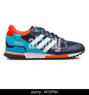 Adidas Originals Zx 750 S79194 Zx 750 Navy Blue Orange VIENNA