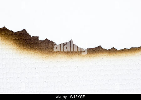 paper burned old grunge abstract background texture Stock Photo