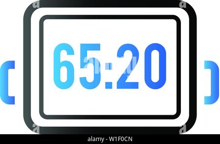 Score board icon in duo tone color. Basketball game playing Stock Vector