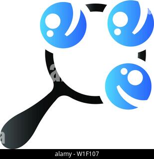 Baby toy icon in duo tone color. Newborn child happy ringing Stock Vector